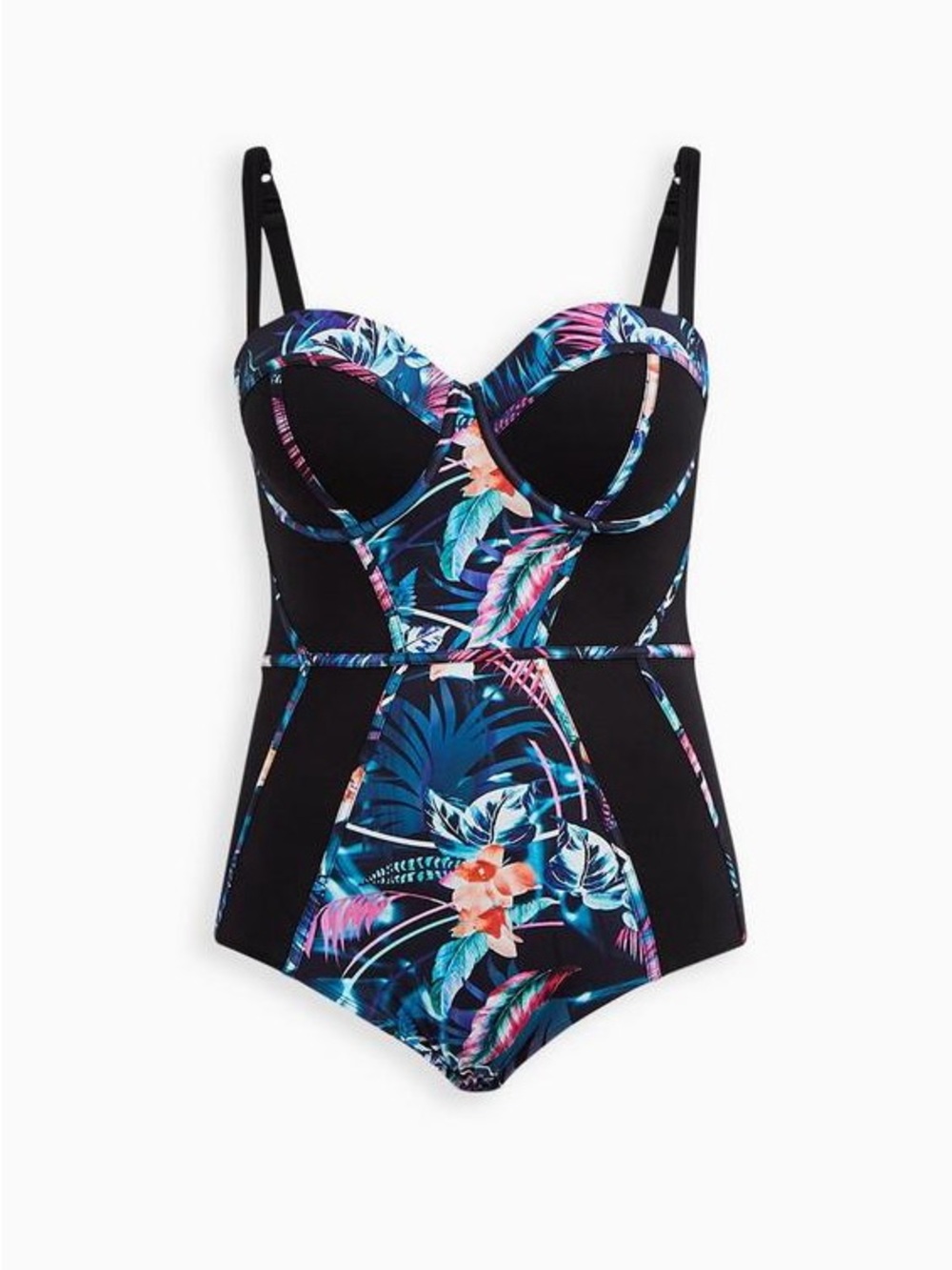 🌴 Dreamy Tropical Slim Fix Underwire One Piece Swimsuit 🌴